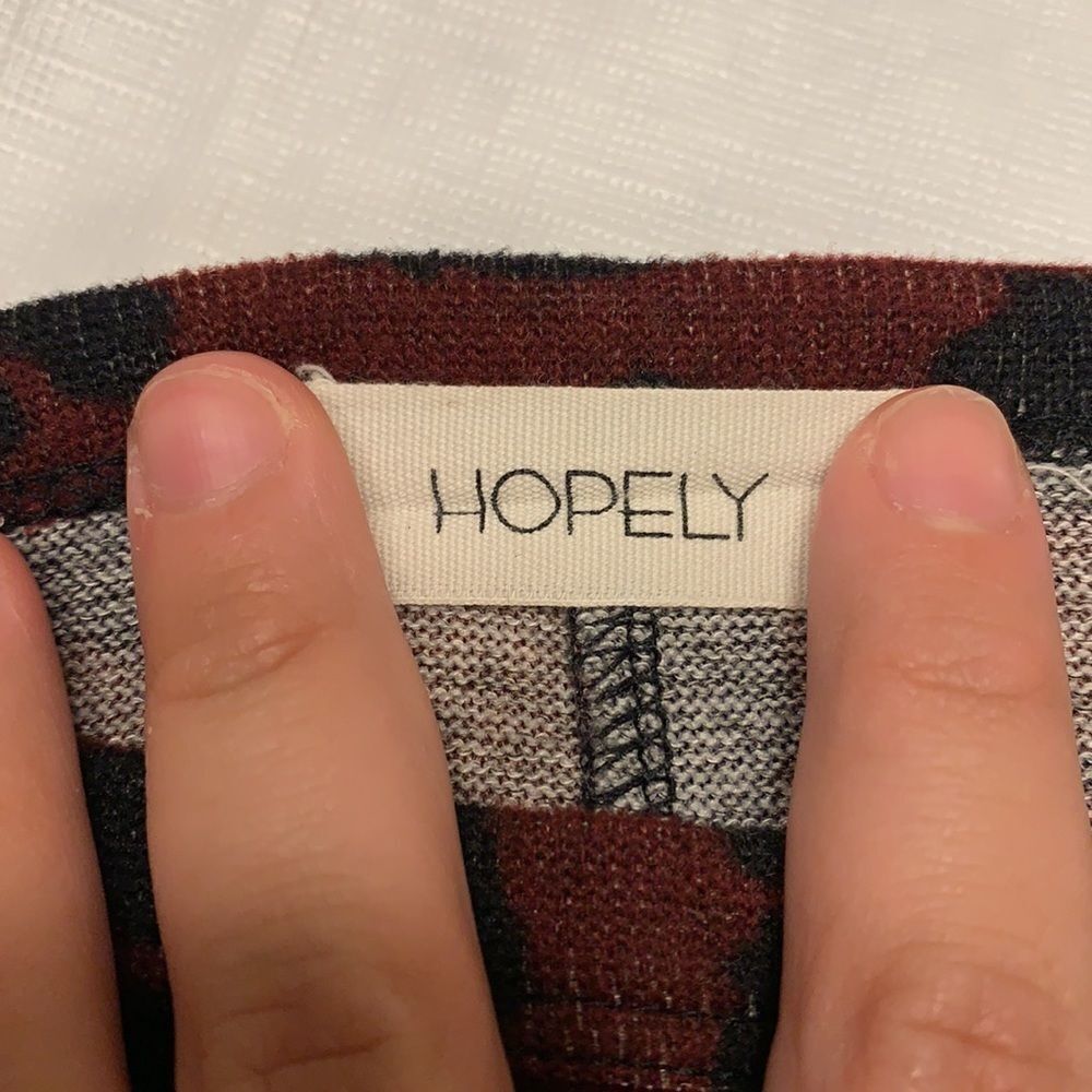 HOPELY animal print adorable sweater, Size Small - Picture 3 of 5